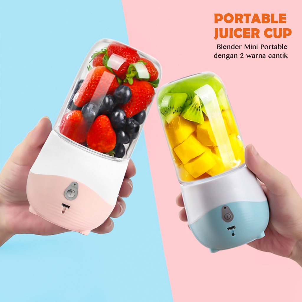 [SHIYAN] Blender Jus Portable / Blender Juicer Cup USB Rechargeable / Juicer Mini Electric Belender