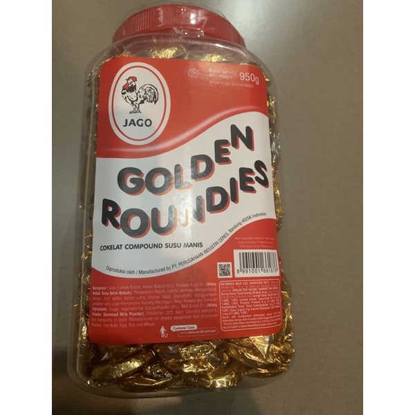 GOLDEN ROUNDIES TOPLES 850 GR / COKLAT JAGO / COKLAT KOIN GOLDEN RONDIES / COKELAT COIN / COKLAT KOIN JAGO COKLAT JADUL