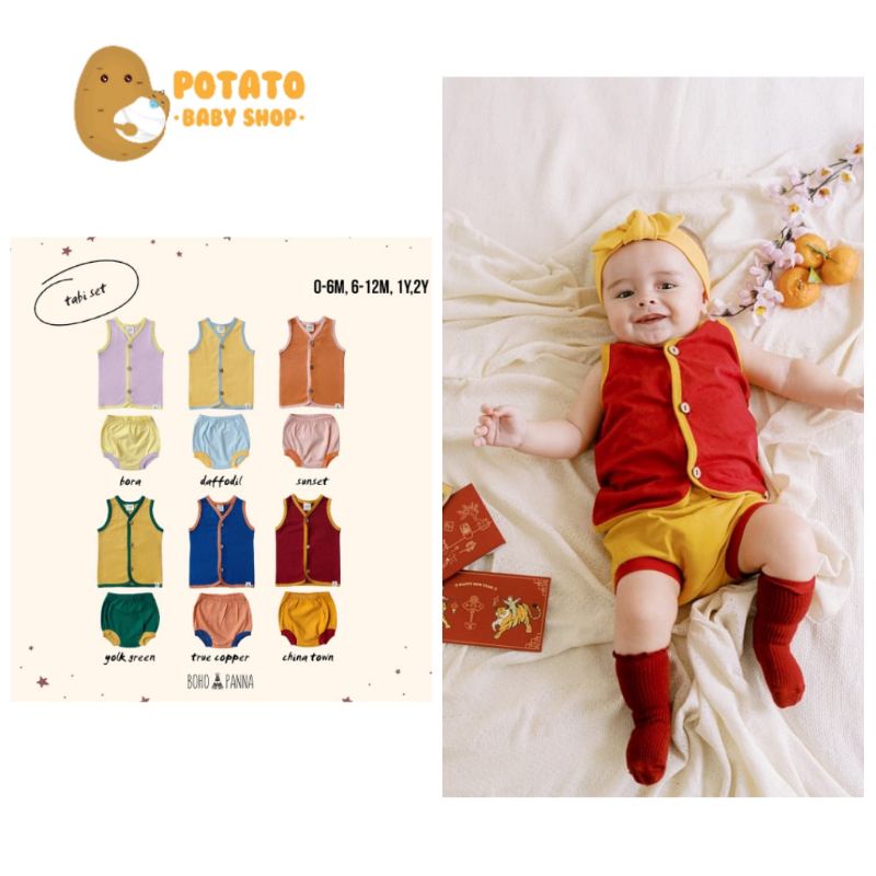 Boho Panna - Tabi Set (Setelan Bayi) BohoBaby