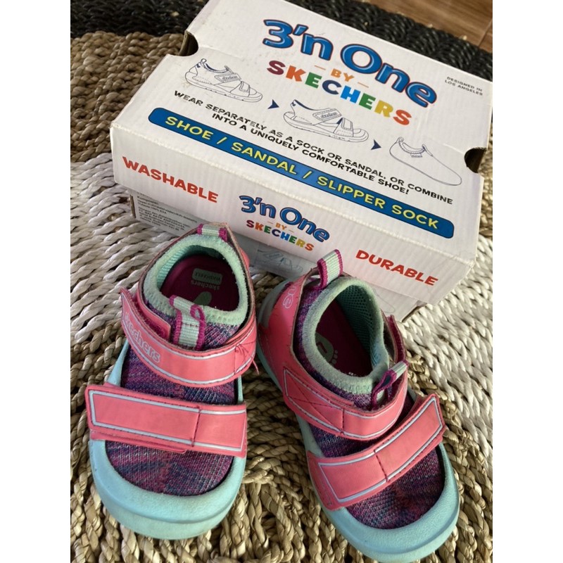 Preloved kids skechers girl’s 3 in one shoes