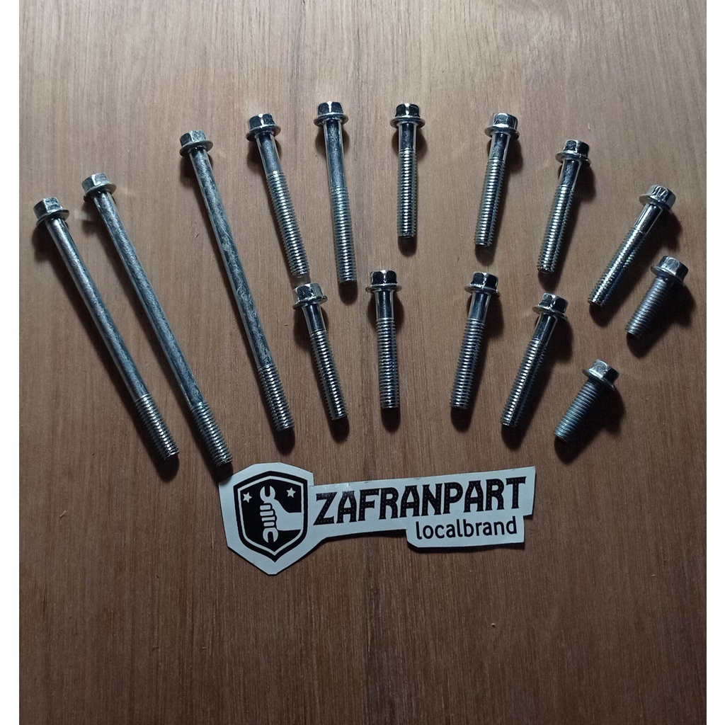 Set Baut Blok Mesin tutup cvt Yamaha Mio Soul Fino X ride J