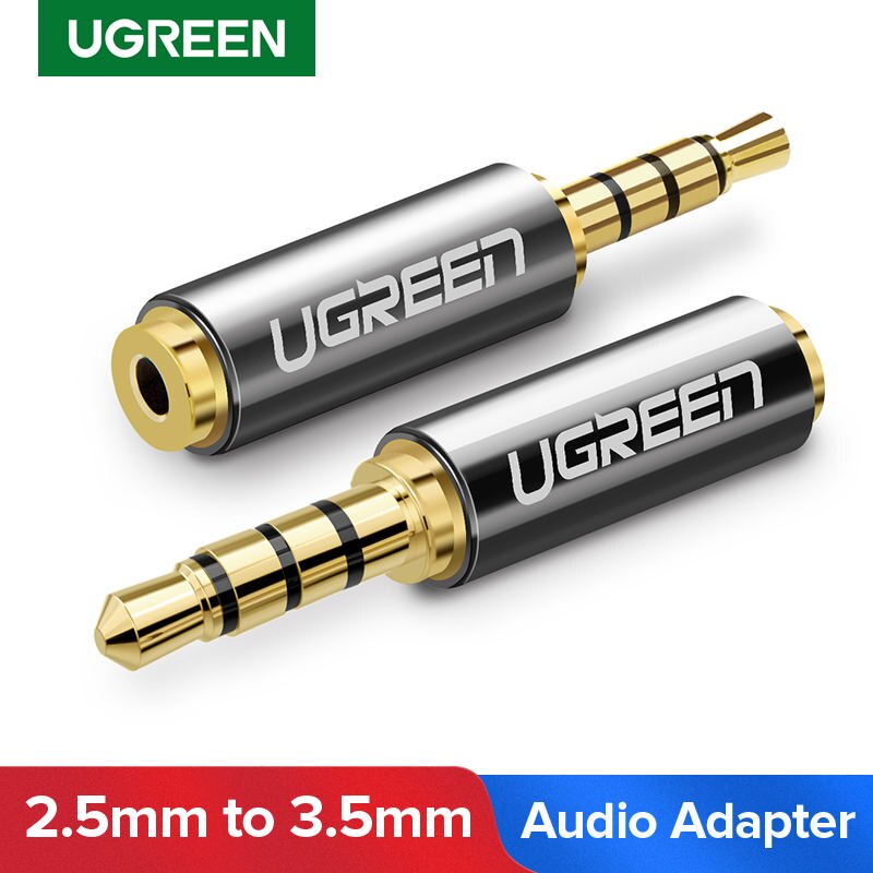 Ugreen Adapter Jack Audio 3.5mm Ke 2.5mm Untuk Kabel Aux / Speaker / Headphone