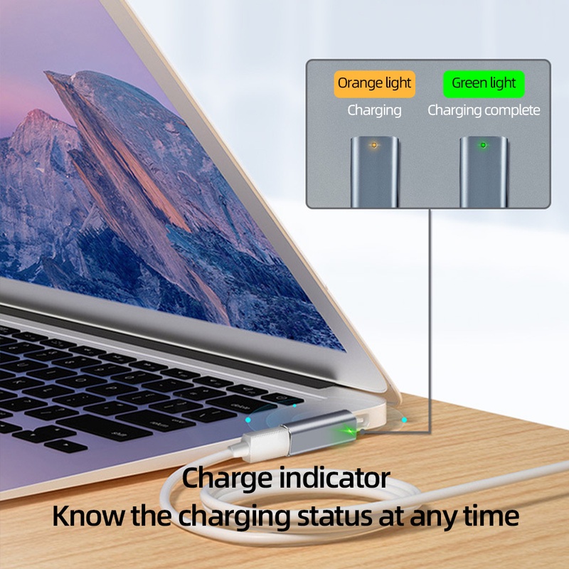 Kabel Adapter Konverter Konektor Fast Charging Type C Ke Magsafe 2 PD Female Ke Magsafe 2 Untuk Pro