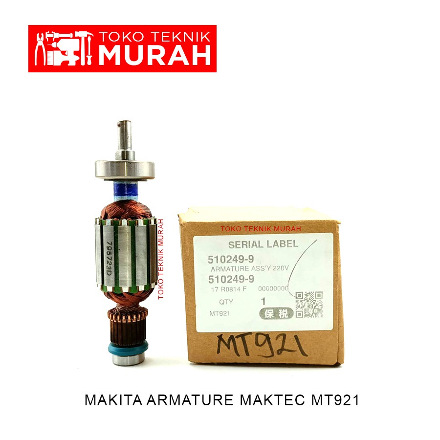 Makita Armature Maktec MT921 - MT 921 Asli Original