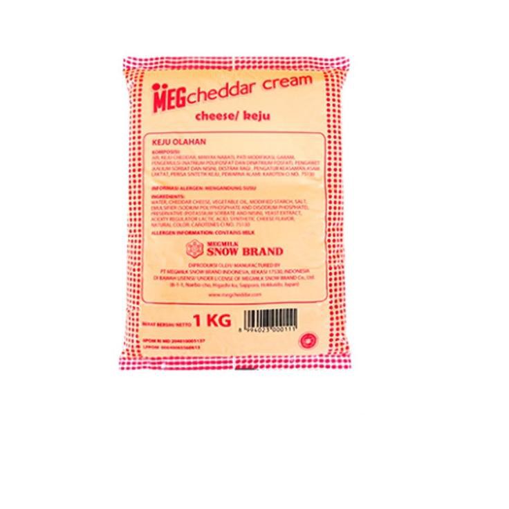 

[KODE BARU 646] MEG Cheddar Cream Keju 1 Kg TERLAKU..!!