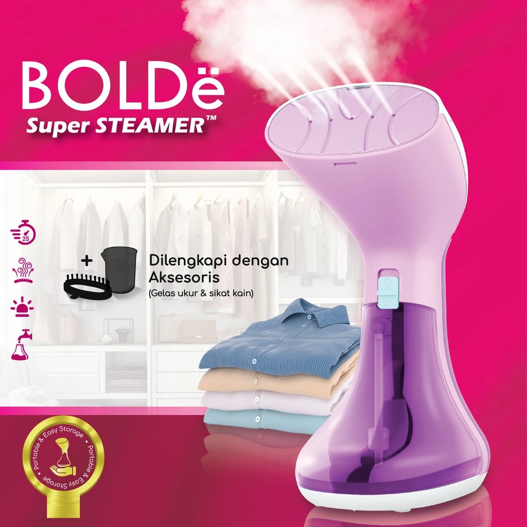 BOLDe Super STEAMER Laviola Setrika Uap