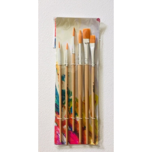 

Joyko Brush Set 6pcs Kuas Lukis Air Akrilik Art Painting Craft BR-5