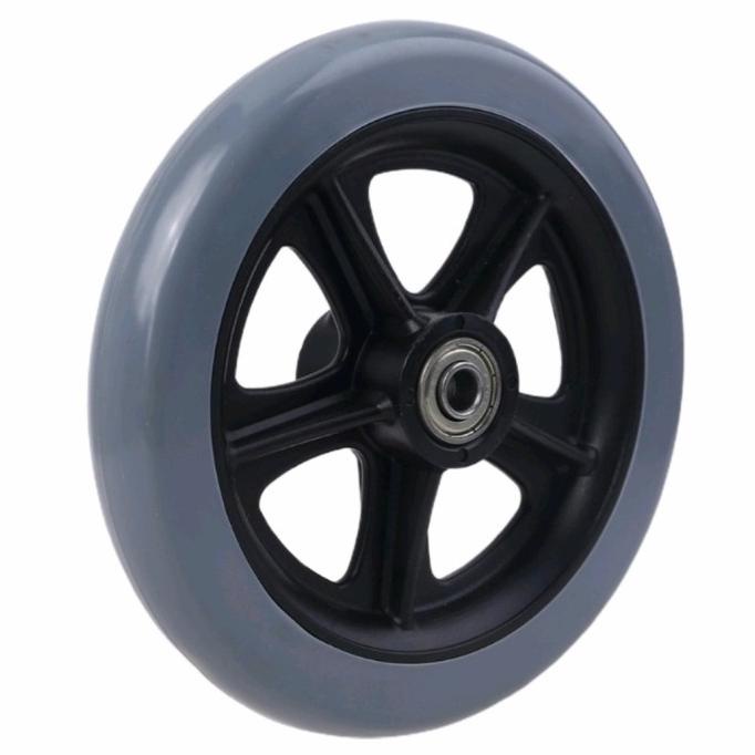 RODA BAGIAN DEPAN KURSI RODA TRAVEL UKURAN 15cm SPAREPART SUKU CADANG