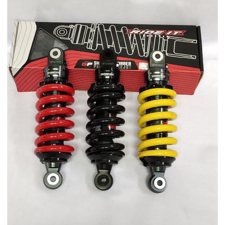 SHOK/SHOCK SKOK BELAKANG /MONOSHOK RIDE IT GP HONDA SONIC 150/SUPRA GTR 150 HITAM AS GOLD NEW SERIES