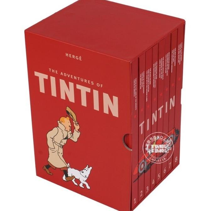 

WM983 THE ADVENTURES OF TINTIN 8 BUKU GIFT BOX BOX SET DSFD2215645