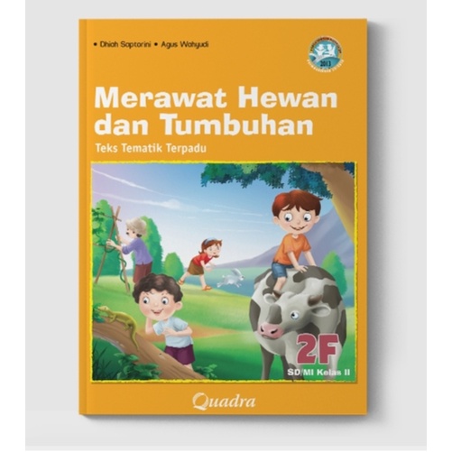 ORI harga satuan buku teks tematik k13 Quadra untuk SD kelas 2