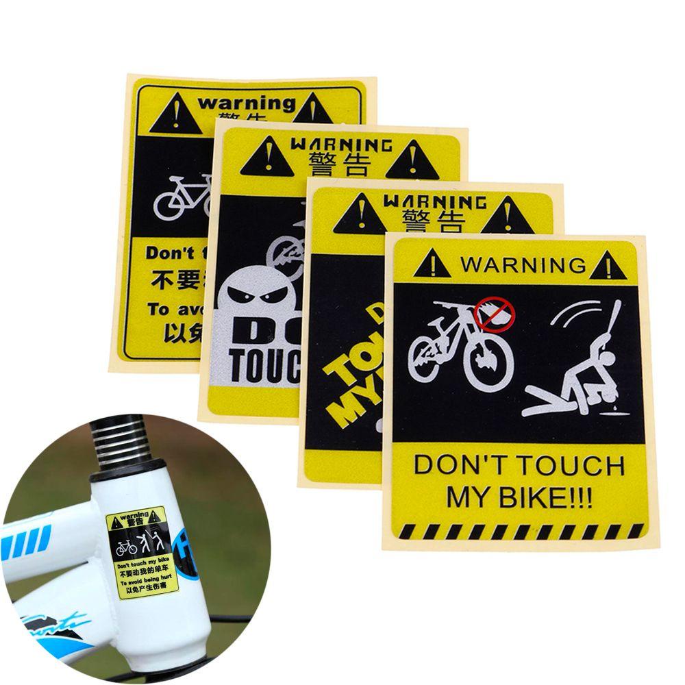 Lanfy Stiker Sepeda MTB Riding Cycling Warning