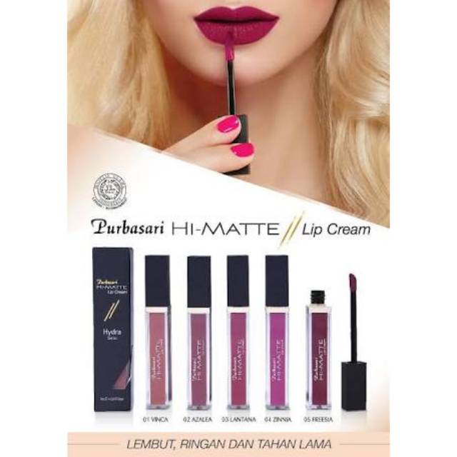 PURBASARI Hi-Matte Lip Cream 6.5G