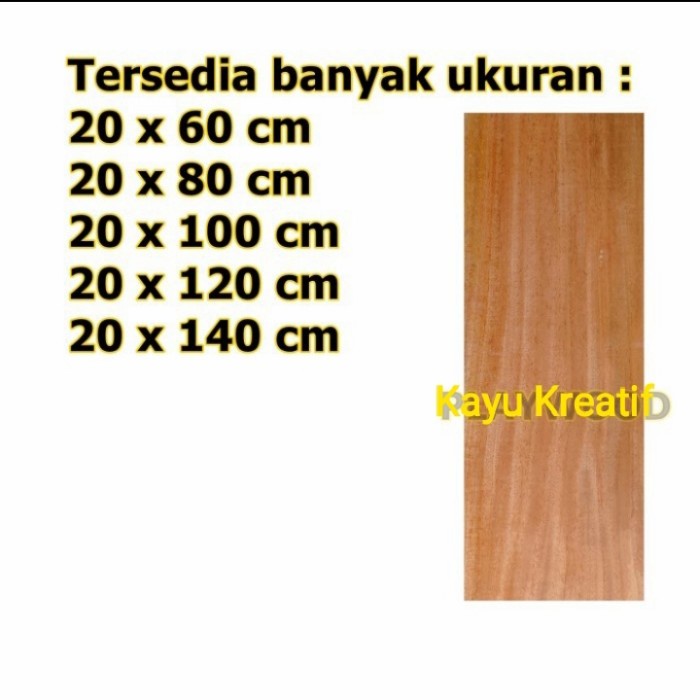 

papan kayu mahoni costume order