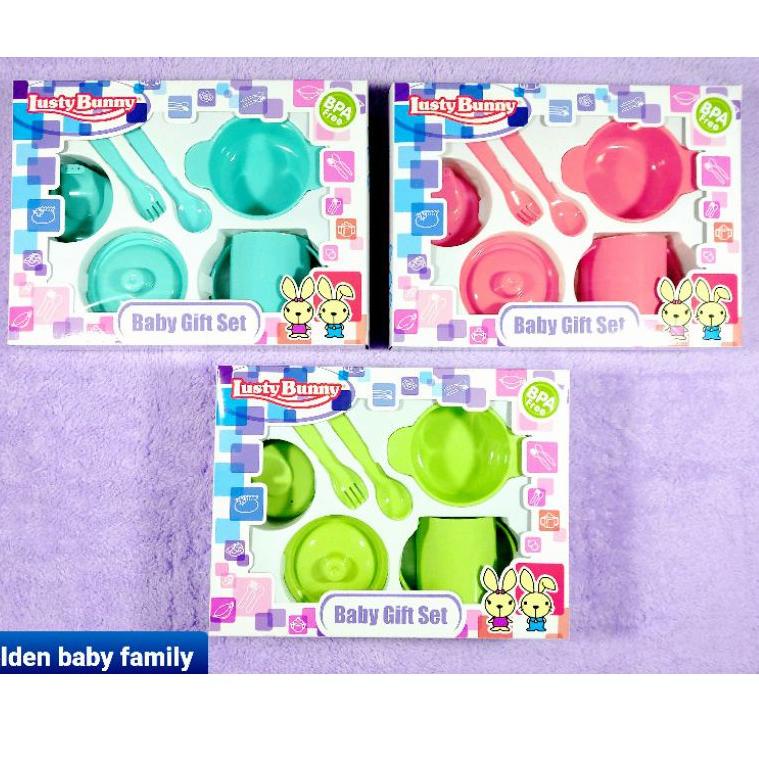 Feeding Set LB 1423 Piring/ Set Tempat Makan Bayi (Kemasan Plik) 2C1