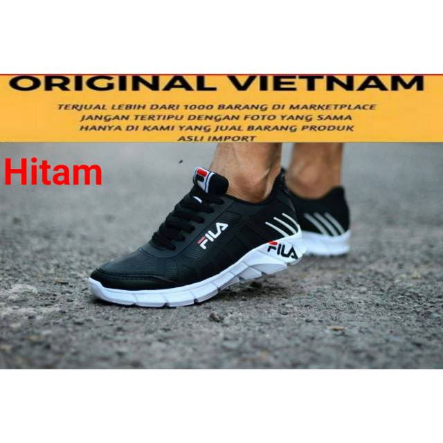 ORI SKECHERS GORUN 400 SPORT LACE UP MEN SEPATU PRIA ORIGINAL - HITAM, 44