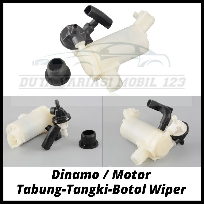 Dinamo Motor Tabung Tangki Botol Air Wiper Mobilio, Brio, Brv, Hrv