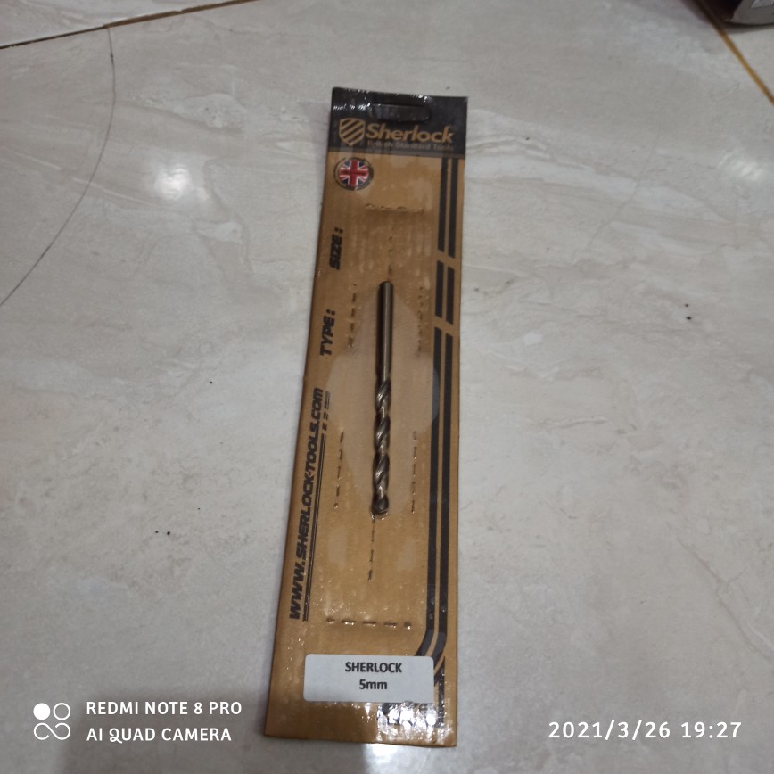 Sherlock Mata Bor Besi Hssco 5 Mm (bisa Untuk Stainless Steel)