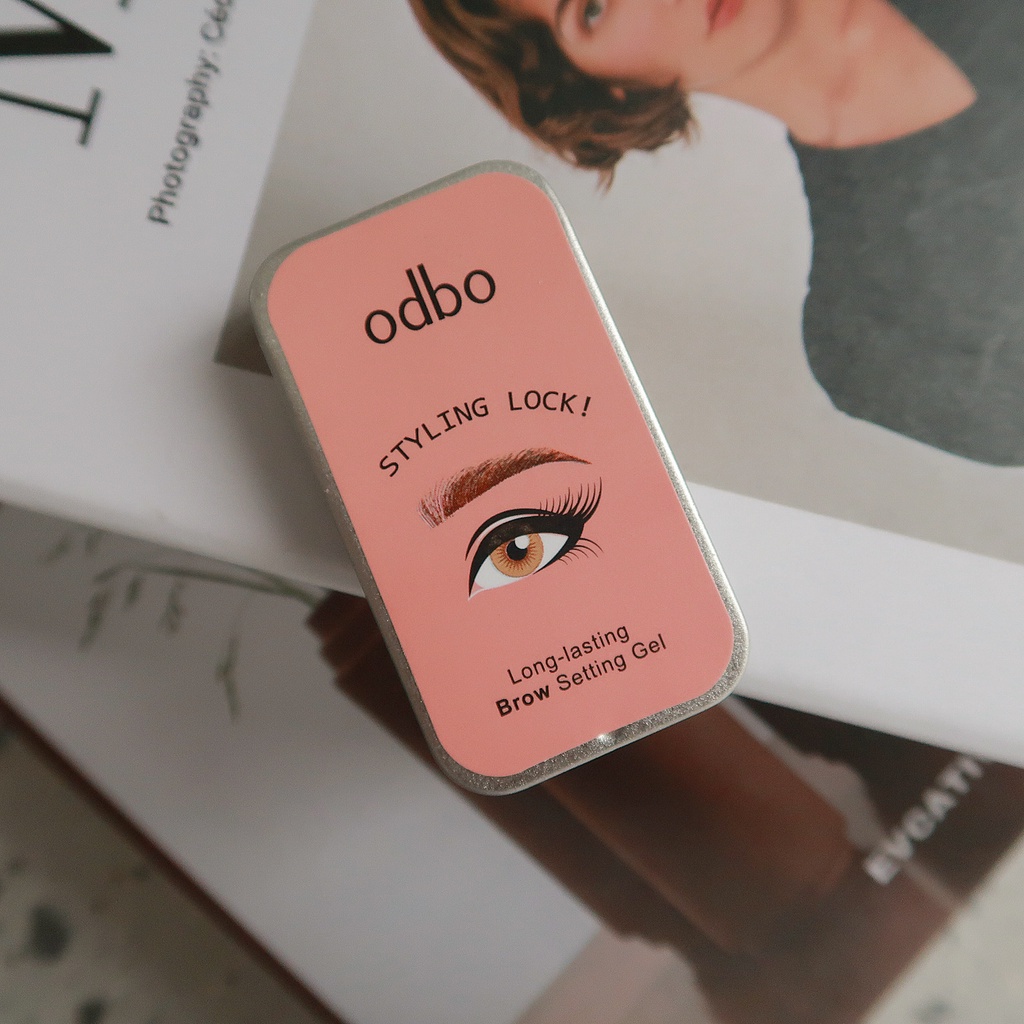 [BIG SALE] Odbo STYLING LOCK Long Lasting Brow Setting Gel Eyebrow + Free Brush