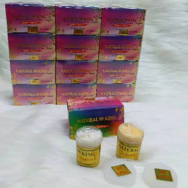 Lusinan / cream natural king pelangi original