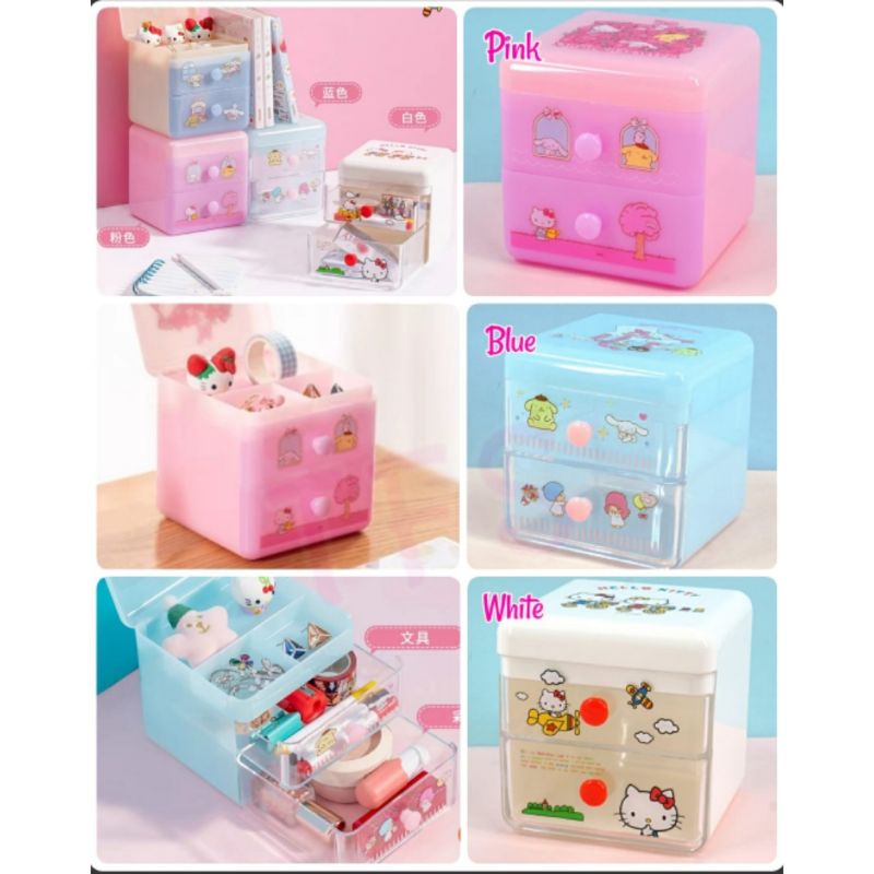 

CL Laci Mini susun 2 Hello Kitty Pompompurin Twin Stars