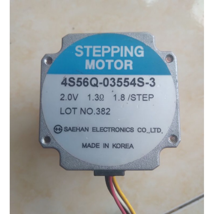 Motor Stepping 4S56Q-03554S-3 2.0V 1.8/Step 6Wyre