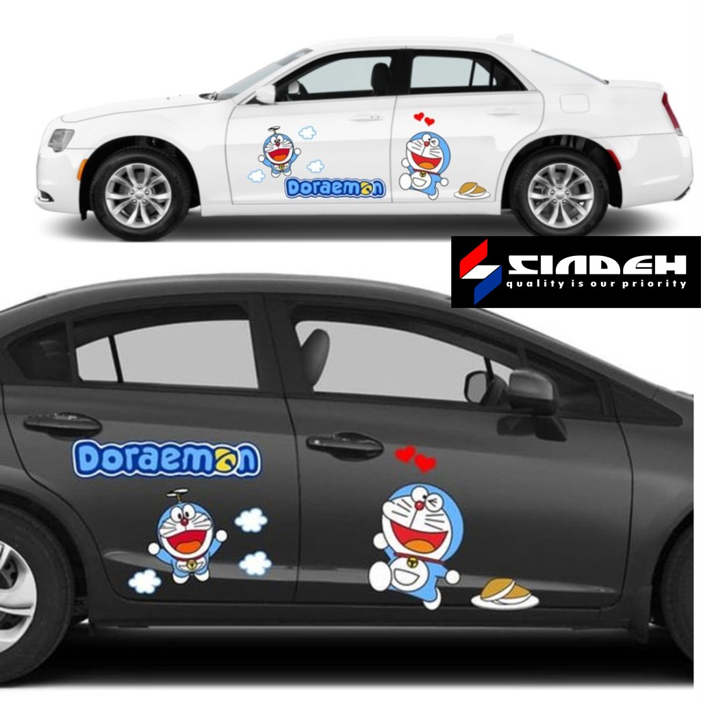 Jual Stiker Mobil Doraemon Lucu 1 Set Kanan Kiri Cutting Sticker Mobil Keren Awet Berkualitas Indonesia Shopee Indonesia