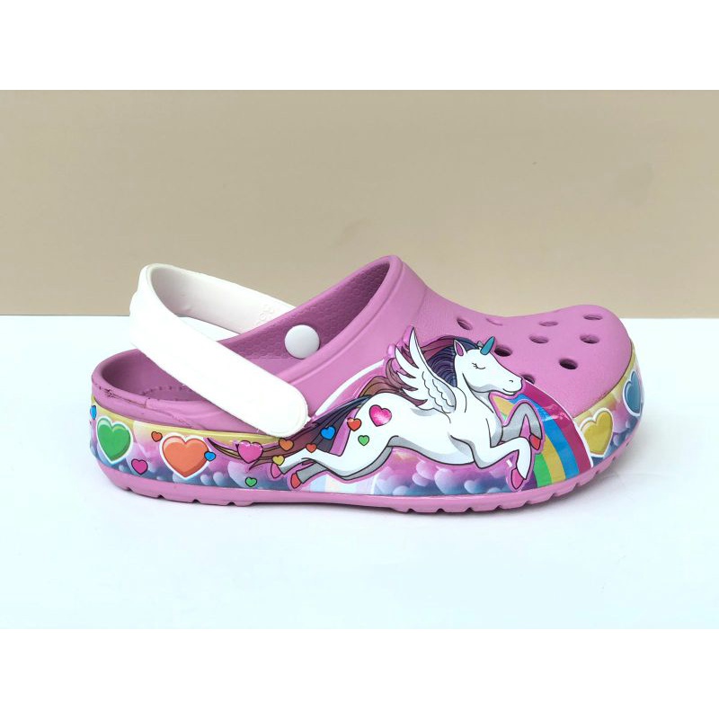 SANDAL ANAK CROCS UNICORN II NEW CROCBAND GIRL