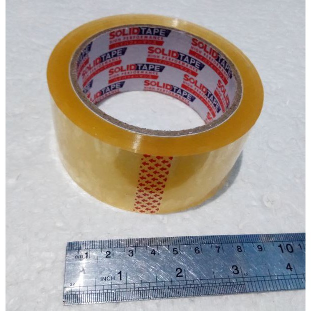 

Isolasi Solid Lakban Tape 45mm x 80Y - Bening Top - Promo