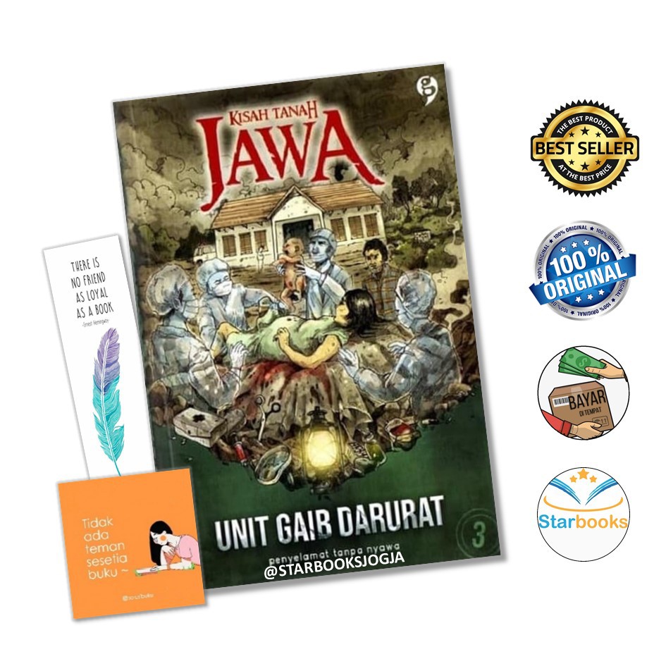 ORIGINAL BUKU KISAH TANAH JAWA 3 : UNIT GAIB DARURAT (NOVEL MISTERI) - GAGAS MEDIA