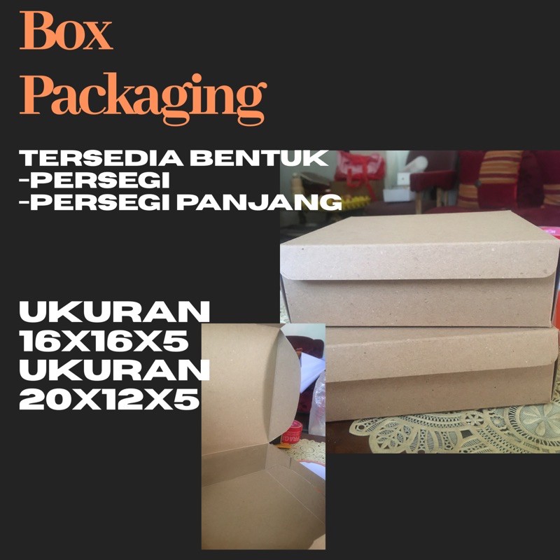 BOX PACKAGING Jilbab, snack, dan printilan lainnya
