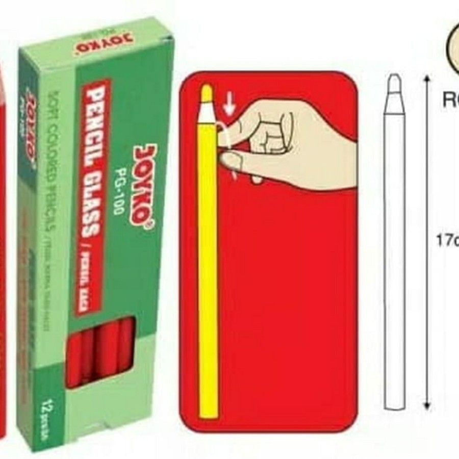 Pensil Glass/Pensil Kaca Joyco PG-100 (1 Lusin )