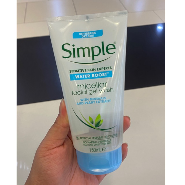 simple micellar gel wash shopee