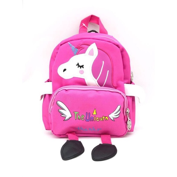 Tas Ransel Anak / Tas Sekolah Kanvas Motif The Unicorn