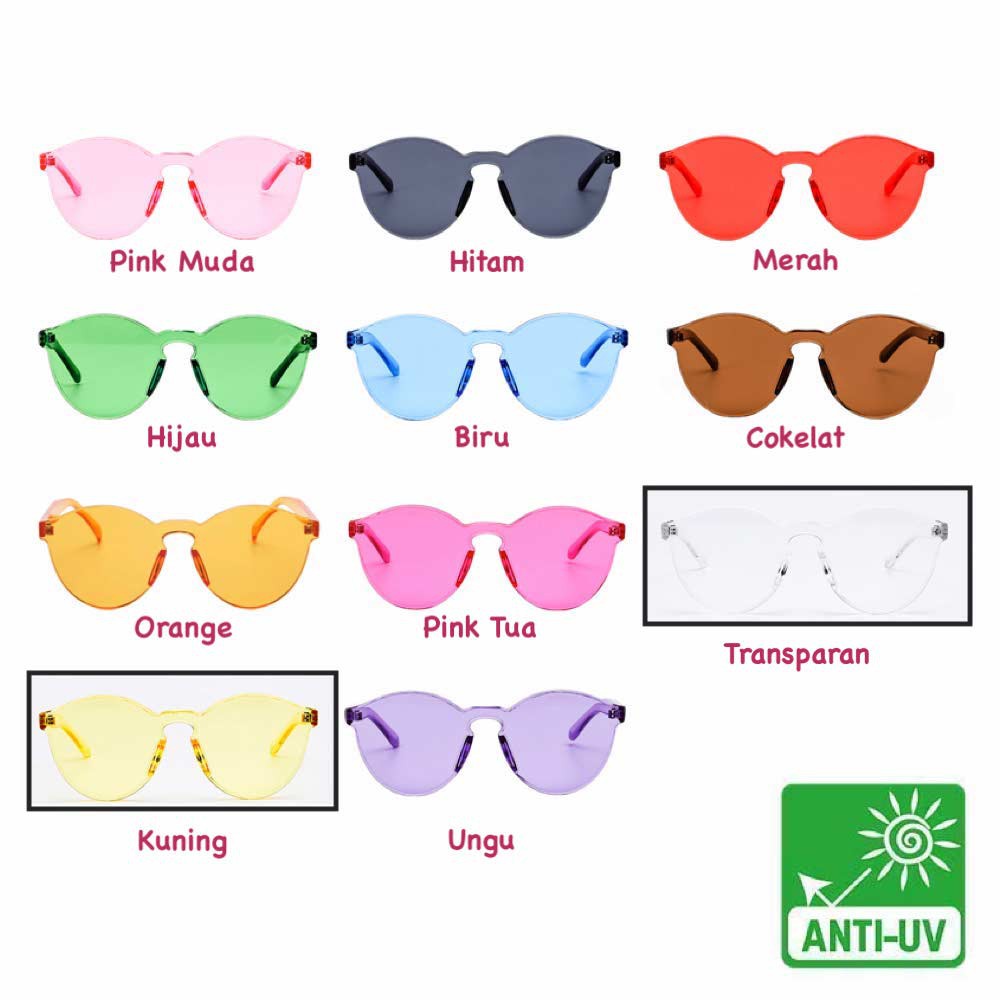 Anti UV Sunglasses Eye Cat [ Hitam ] Kacamata Pria &amp; Wanita - ISL FREE BOX KACAMATA