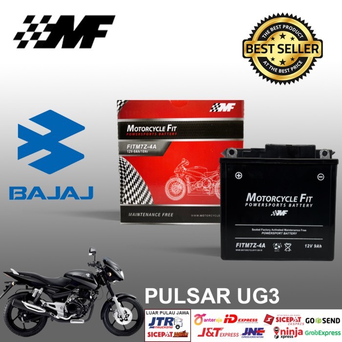Aki Motor Bajaj Pulsar UG3 UG4 Accu GM7Z-4A Aki FITM7Z-4A