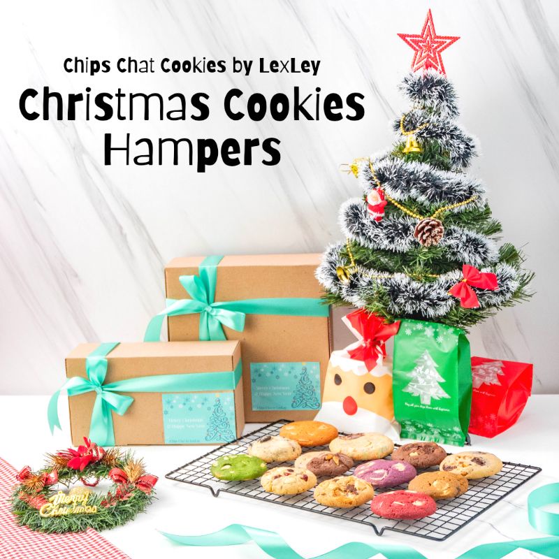 

Christmas Natal Gift Box Hampers Paket Kado - Best NYC Cookies Hamper / Chips Chat Cookies by LexLey