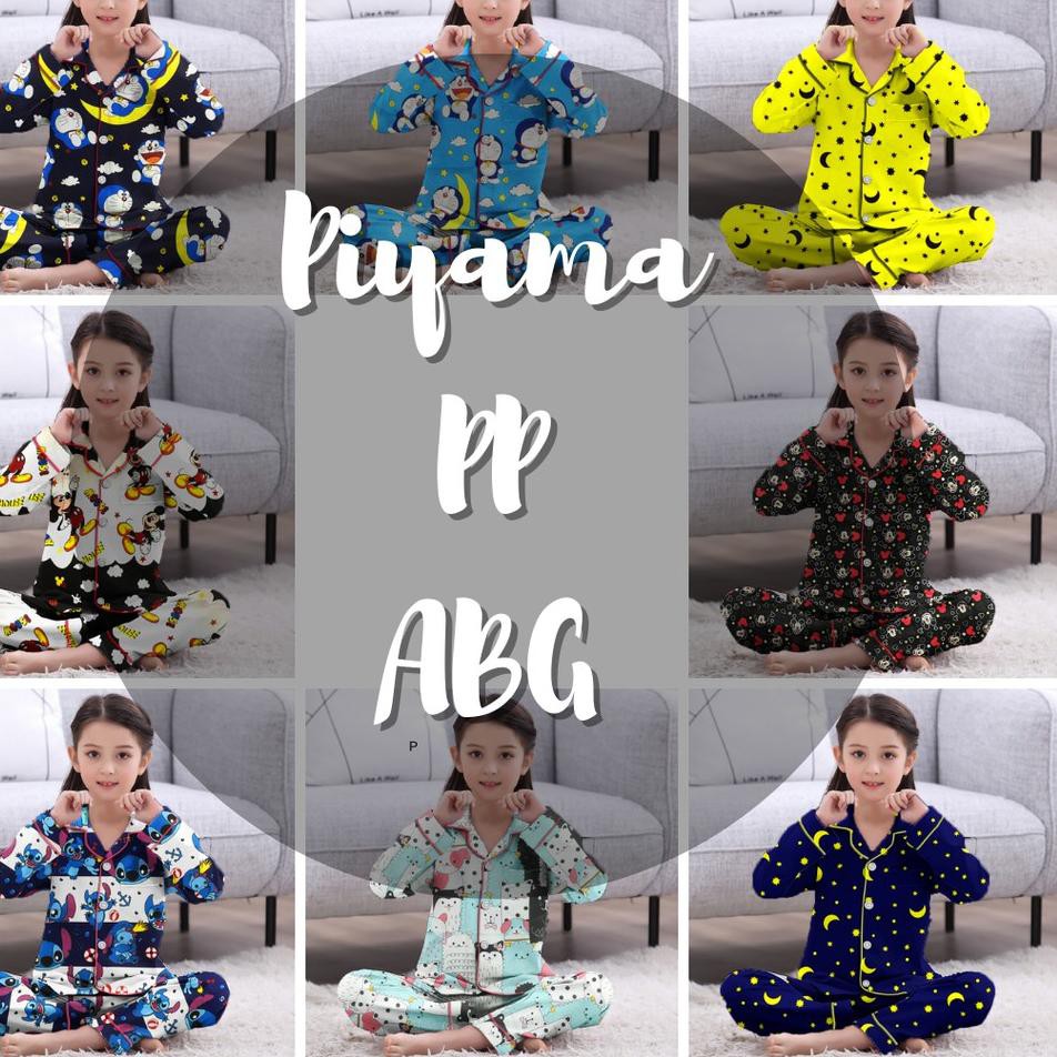 Terbaru Alvaro Outlet PIYAMA PP WANITA ABG (REMAJA) / MOTIF KARAKTER / SIZE M