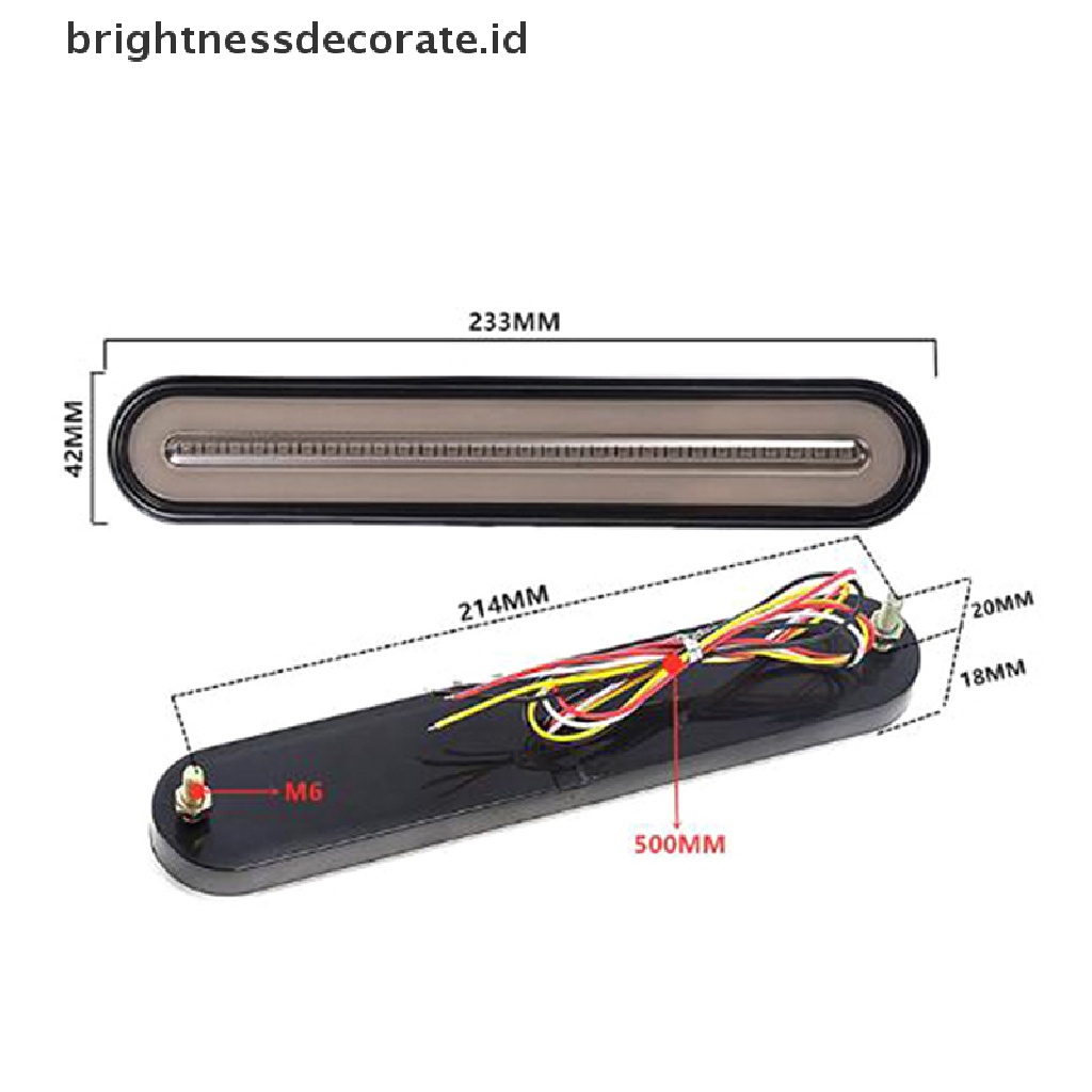 (Birth) Lampu Neon Led 3 In 1 12-24v Untuk Stop Lamp Truk Trailer