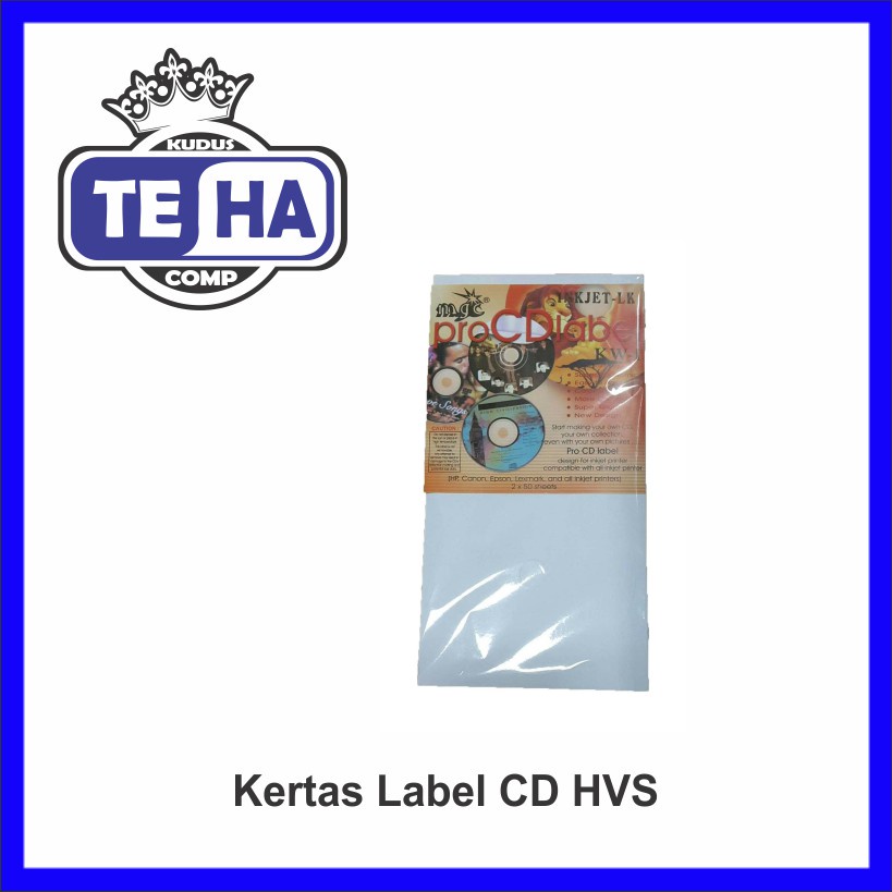 Kertas Label CD DVD HVS Stiker CD DVD Label Sticker