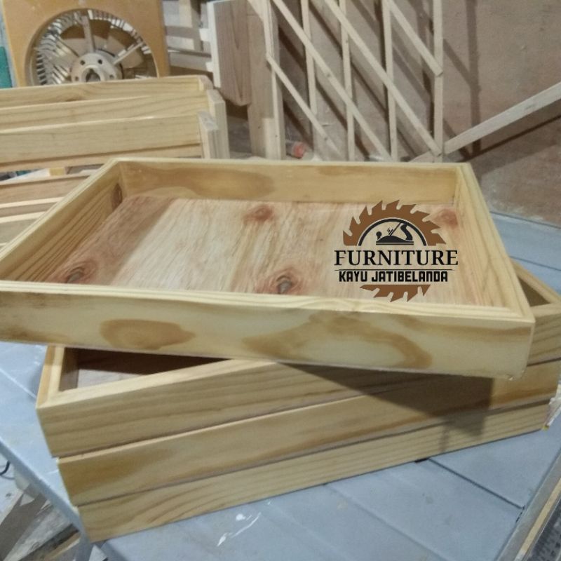 1 set 5pcs kotak hantaran / kotak seserahan / hampers kayu