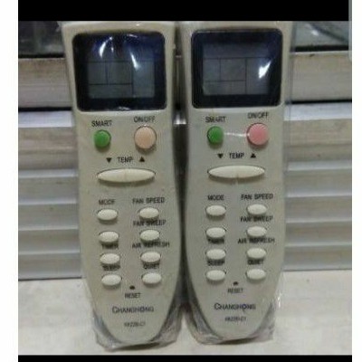 REMOTE AC CHANGHONG KK22B-C1 ORIGINAL ASLI BEKAS