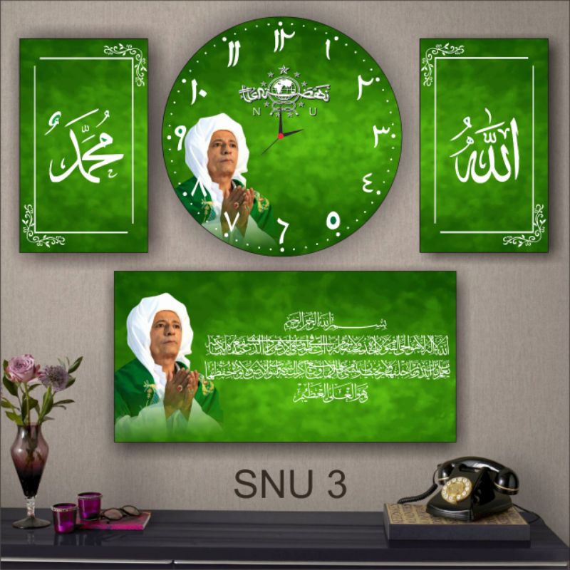 Jam Dinding ulama / Jam Dinding NU Unik 1Set-2