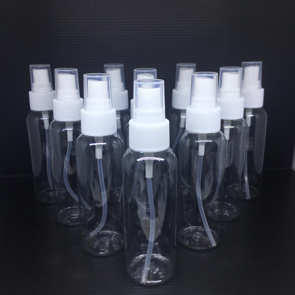 Botol Spray 250ml Bening Tebal / Hand Sanitizer Kemasan 250 ml / Botol Plastik 250ml- ACC01331