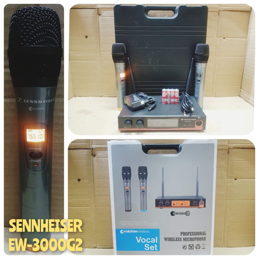 MIC WIRELESS HANDLE SENNHEISER EW 3000 G2 VOCAL MICROPHONE SYSTEM