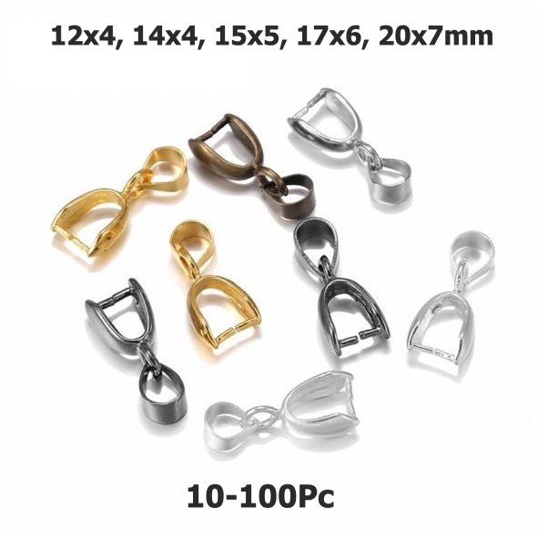 Konektor Liontin Jepit Harga/10-100Pc