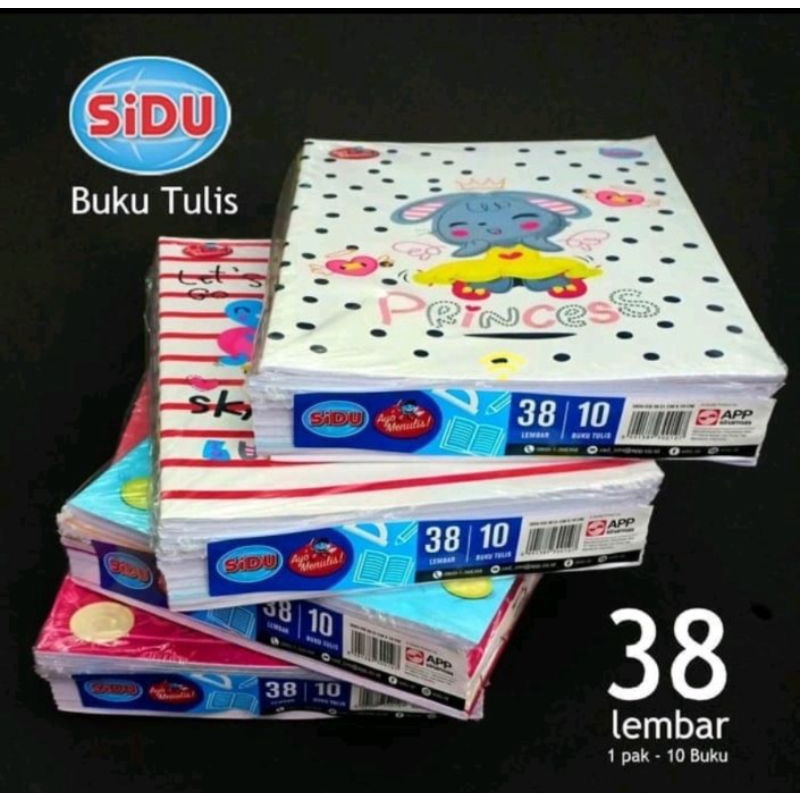 

buku tulis SIDU 38.lembar & .58.lembar