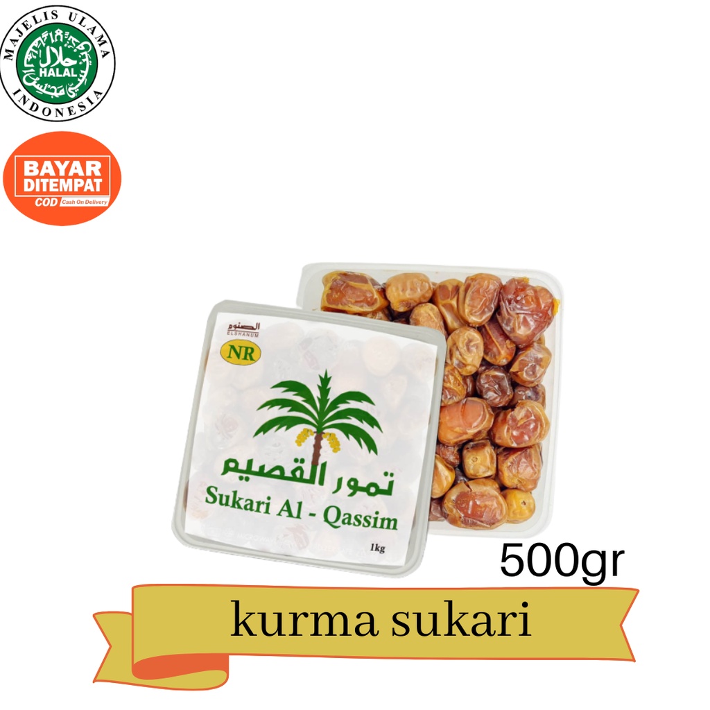 Kurma Sukari Premium 1kg  / Kurma Sukari Basah / Kurma Sukari Original