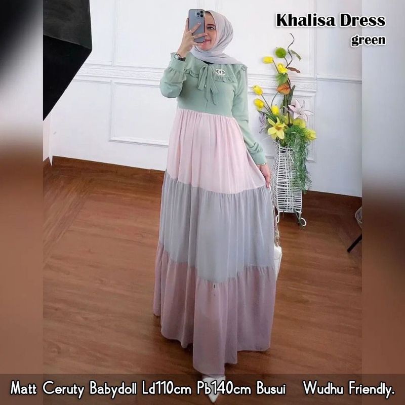 Khalisa Dress | (Realpict COD)