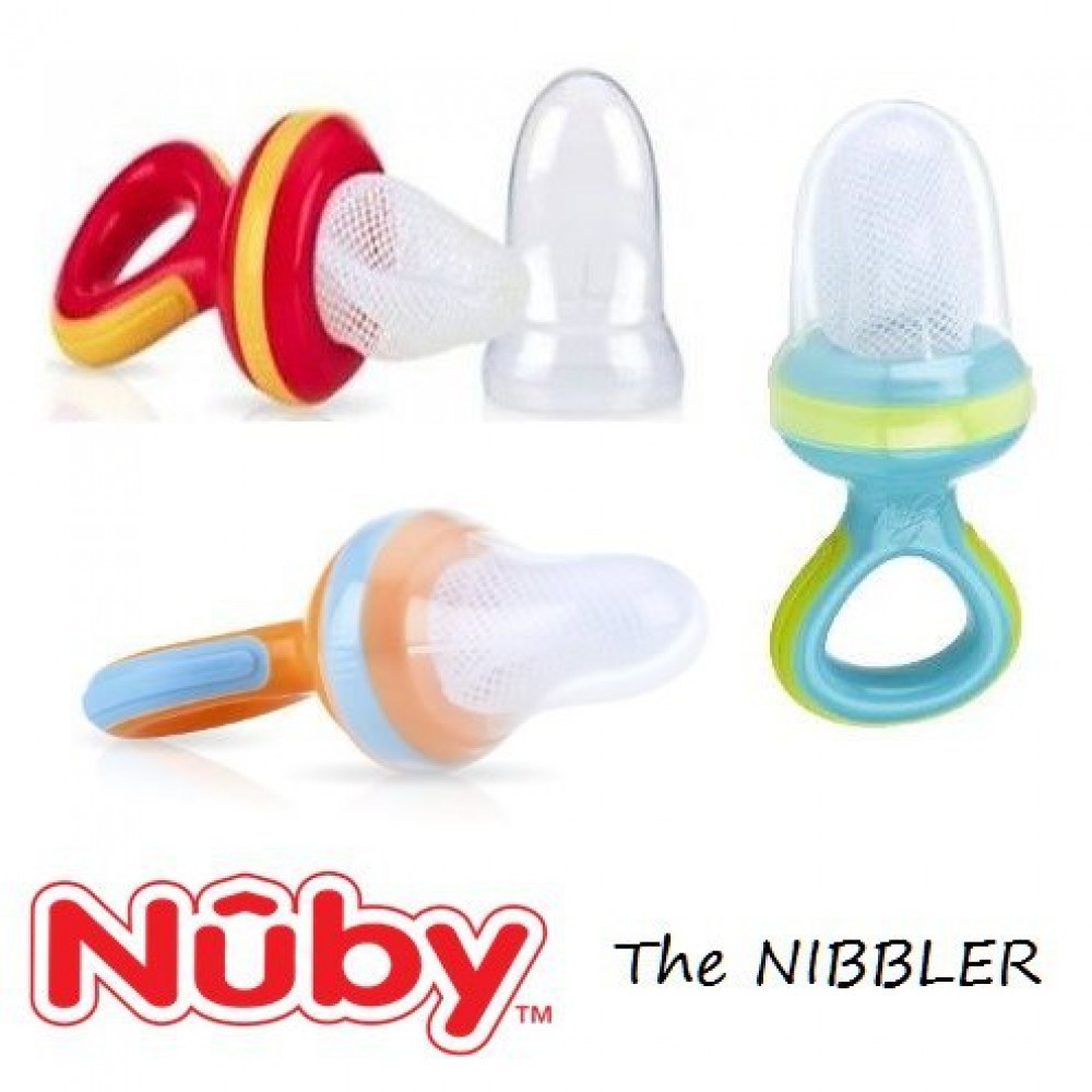 Nuby Garden Fresh Food Feeder Nibbler - Tersedia Pilihan Warna